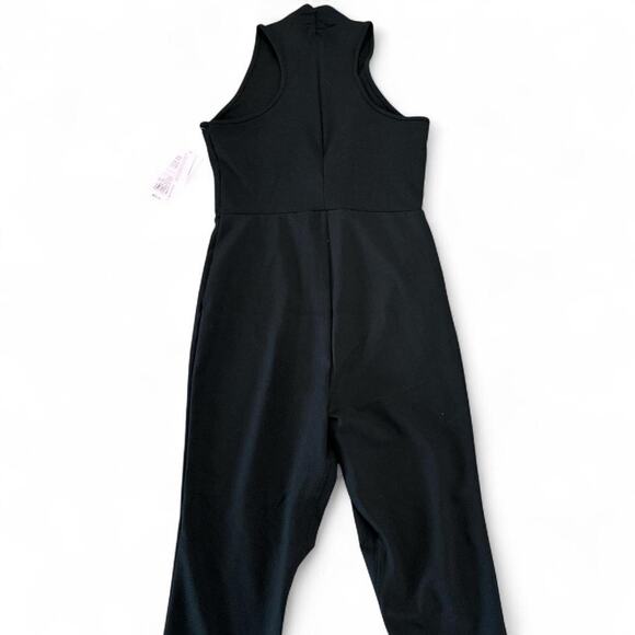 Black High Neck Jumpsuit - Picture 3 of 3